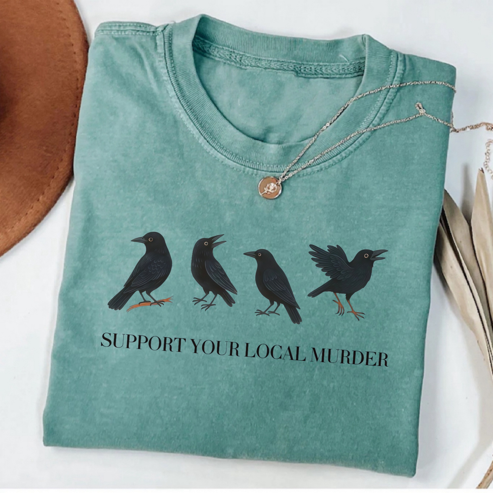 Magmoo Support Your Local Murder T-shirt