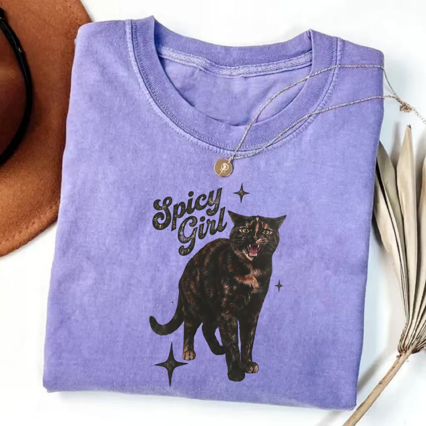 Magmoo Spicy Girl Tortie Cat T-shirt