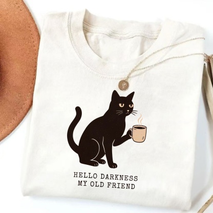Magmoo Hello Darkness My Old Friend T-shirt