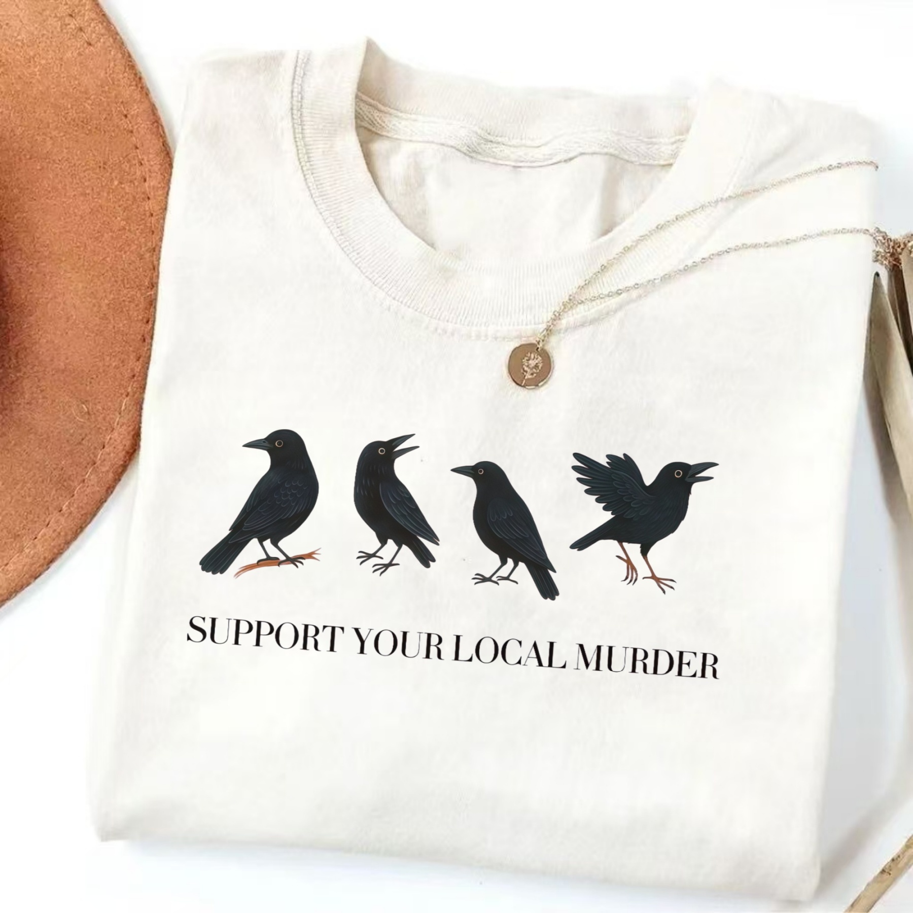 Magmoo Support Your Local Murder T-shirt