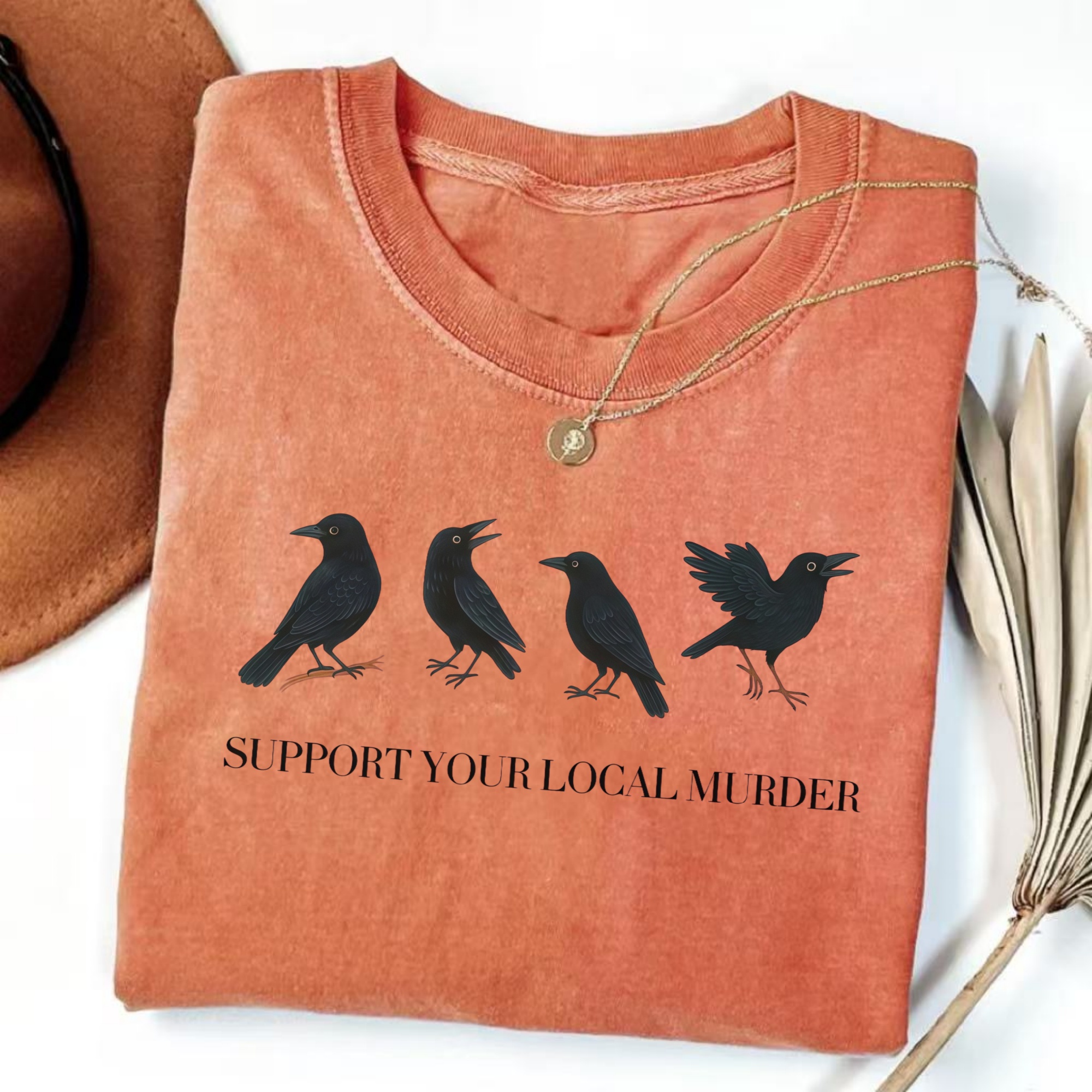 Magmoo Support Your Local Murder T-shirt