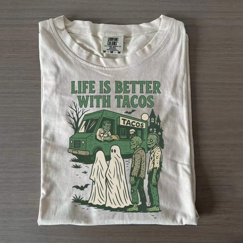 Halloween Taco Truck Funny T-Shirt