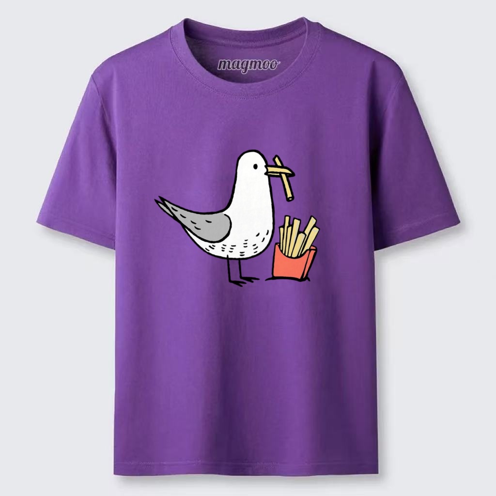 Magmoo Fry Thief Seagull T-shirt