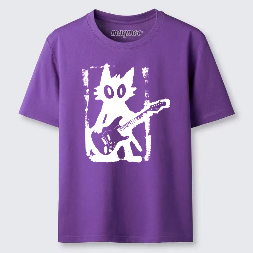 Magmoo Rock Star Cat Classic T-shirt