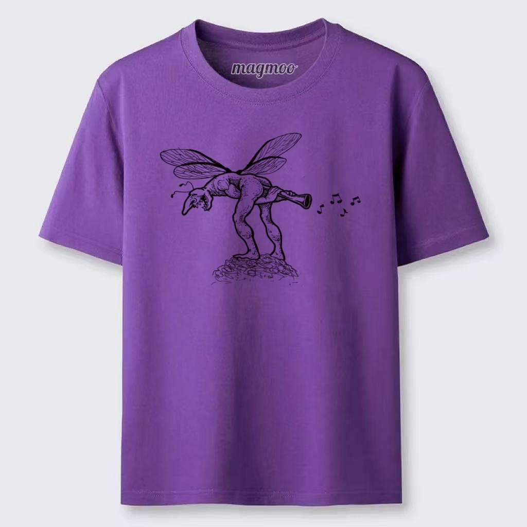 Magmoo Horn Playing Goblin Fairy Classic T-shirt