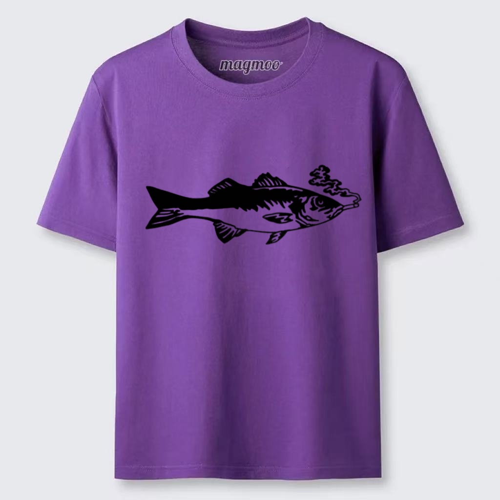 Magmoo Smoking Fish T-shirt