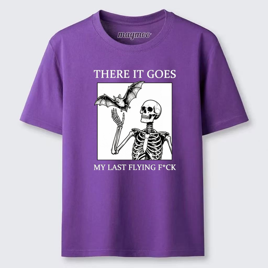 Magmoo Funny Skeleton Bat Meme Classic T-shirt