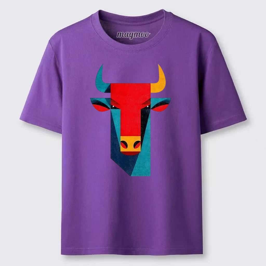 Magmoo Geometric Bull Head Art Classic T-shirt