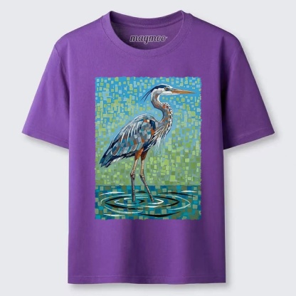Magmoo Color Block Heron Classic T-shirt