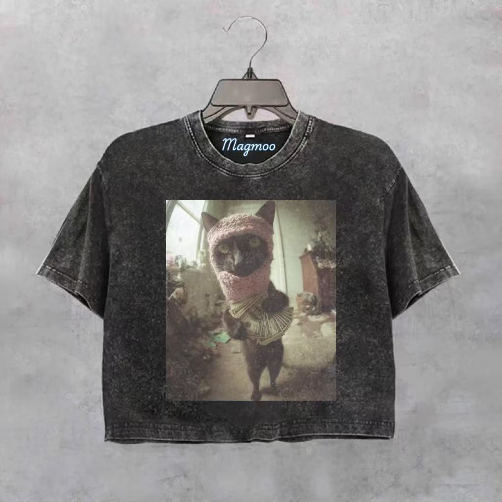 Rich Black Cat Shirt