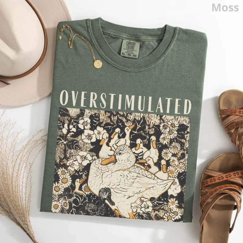 Overstimulated Mama Duck Shirt-Magmoo