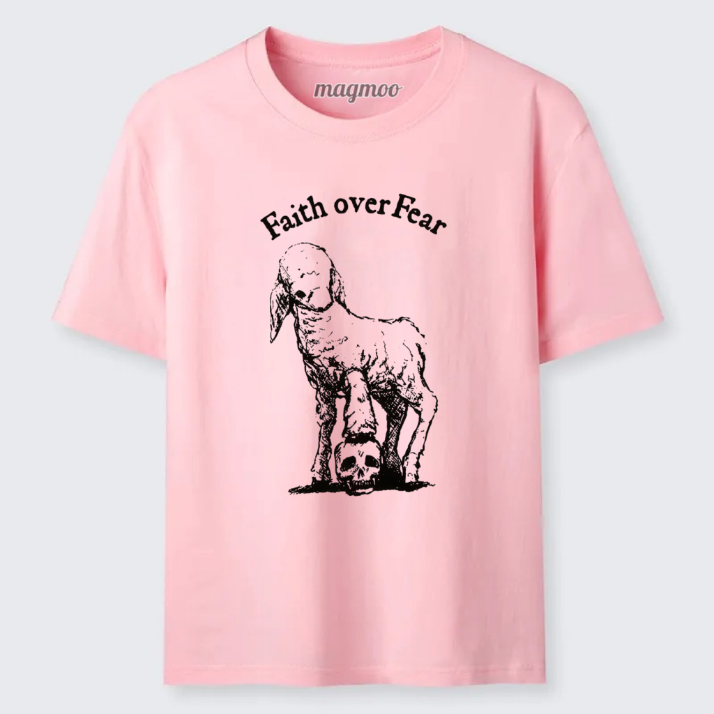 Magmoo Faith Over Fear Lamb T-shirt