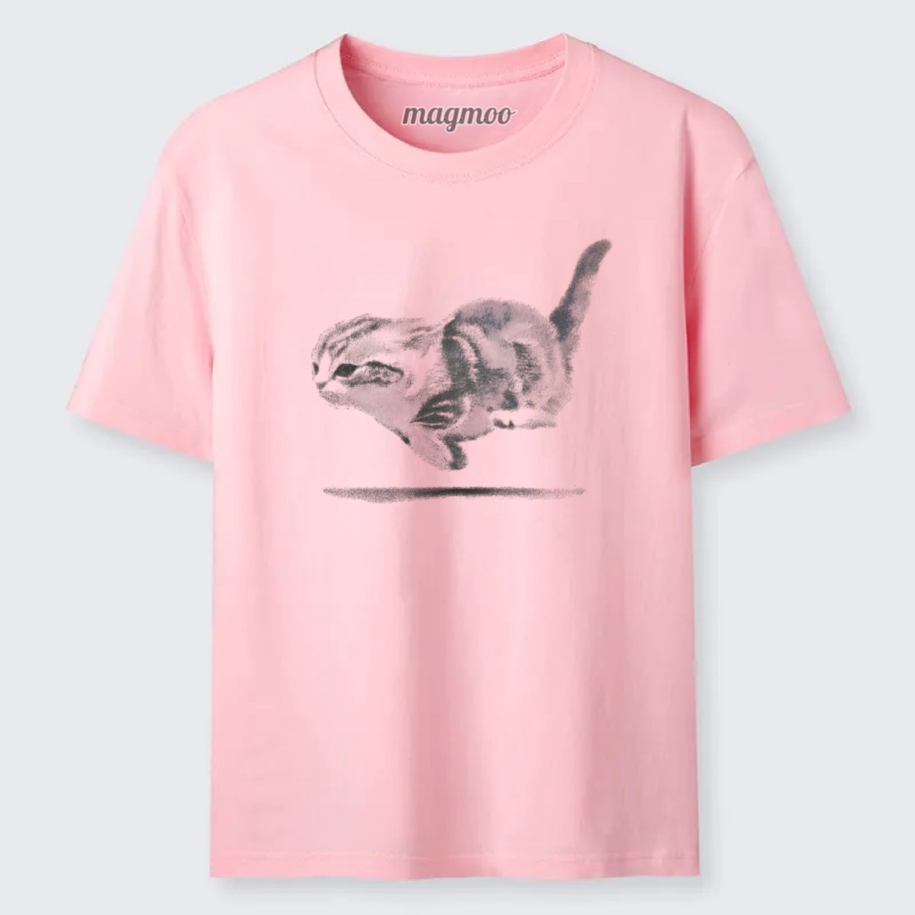 Magmoo Motion Blur Cat T-shirt