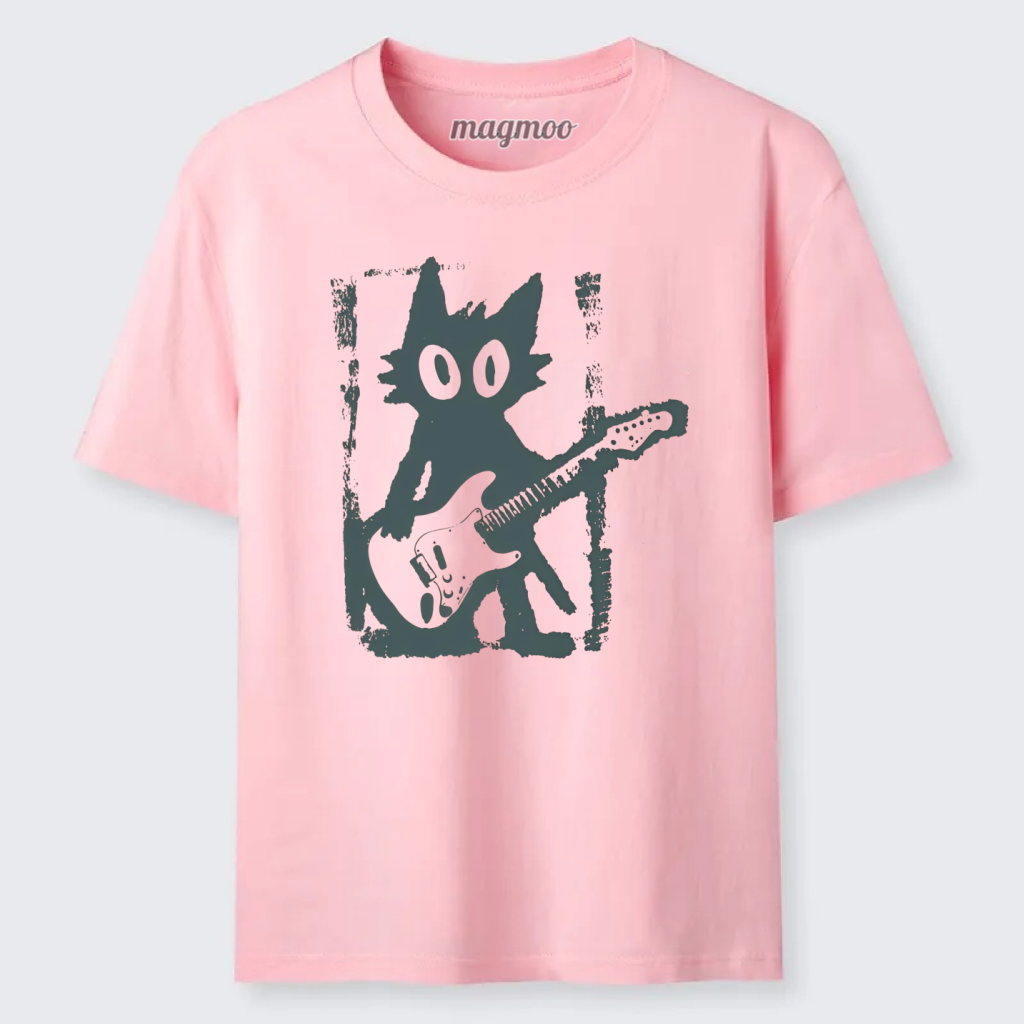 Magmoo Rock Star Cat Classic T-shirt