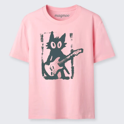 Magmoo Rock Star Cat Classic T-shirt