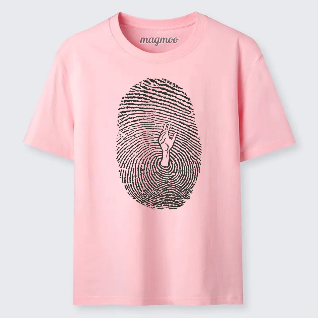 Magmoo Fingerprint Hidden Hand Classic T-shirt
