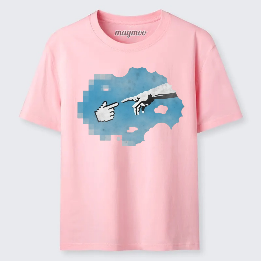Magmoo Pixel Creation Hands Classic T-shirt