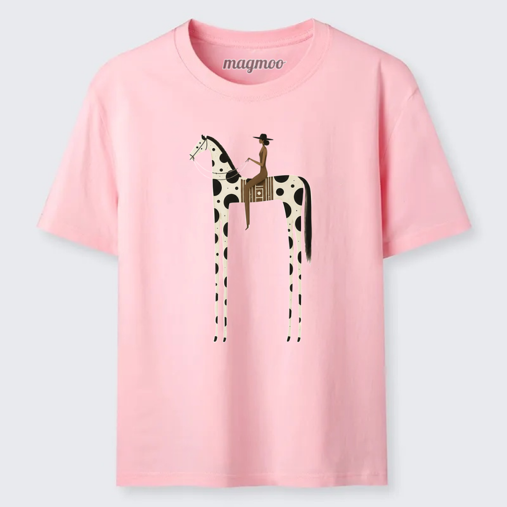 Magmoo Tall Spotted Horse Rider Classic T-shirt