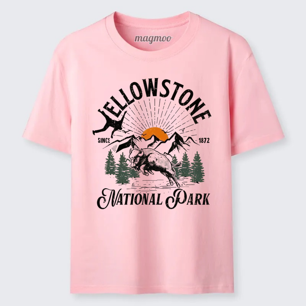 Magmoo Bison Yellowstone National Park Classic T-shirt