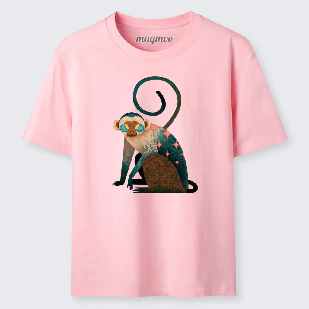 Magmoo Retro Star Monkey Classic T-shirt