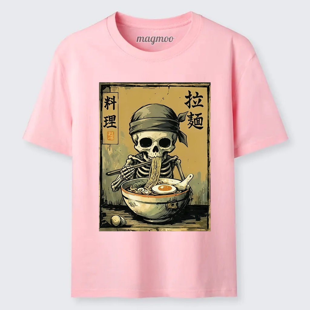 Magmoo Funny Skeleton Ramen Classic T-shirt