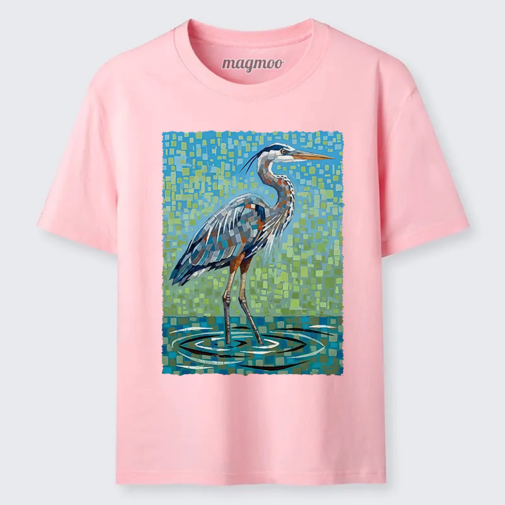 Magmoo Color Block Heron Classic T-shirt