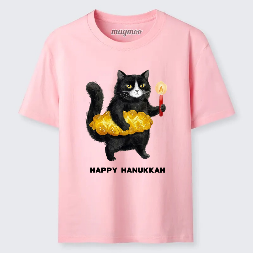 Magmoo Cute Hanukkah Cat Classic T-shirt