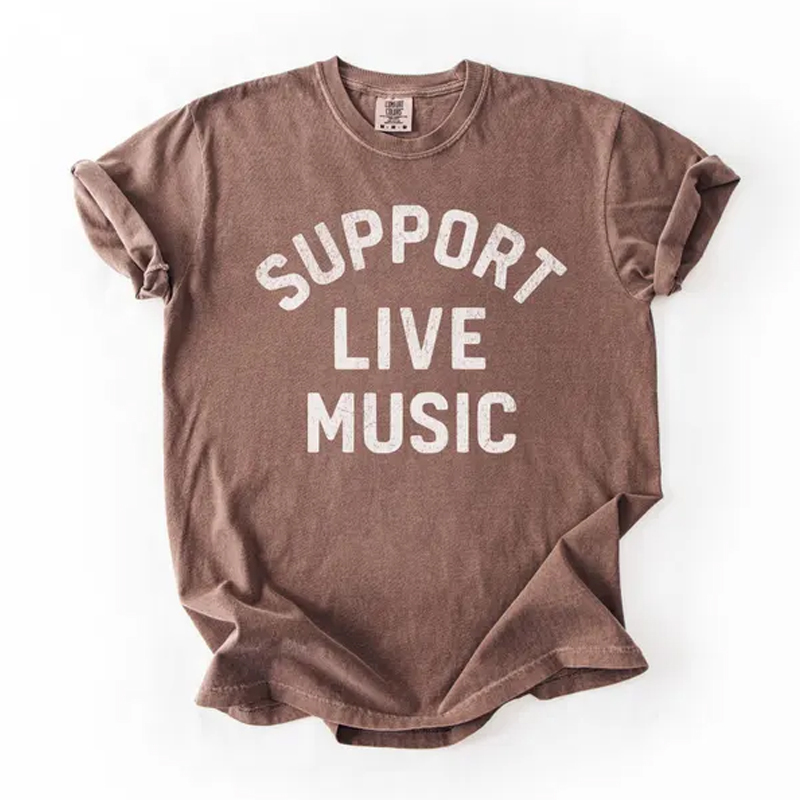 Support Live Music T-shirt-Magmoo