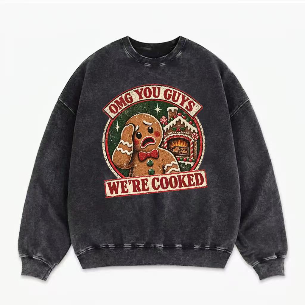 We’re Cooked Gingerbread T‑Shirt