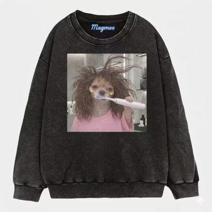 Morning Routine Chihuahua Shirt