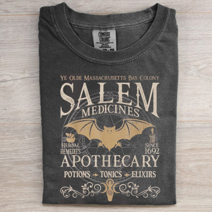 Salem Apothecary Halloween Vintage T-shirt-Magmoo