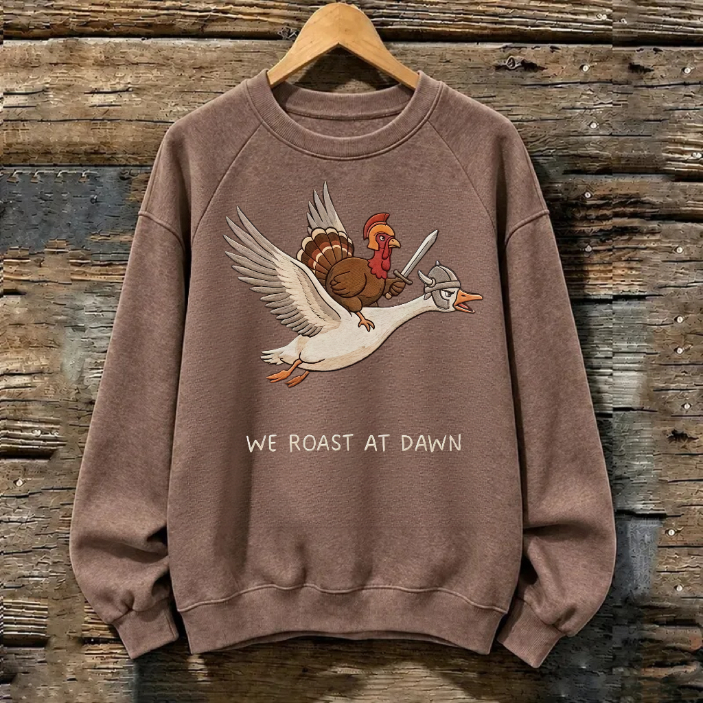 Viking Turkey Goose Thanksgiving T‑Shirt