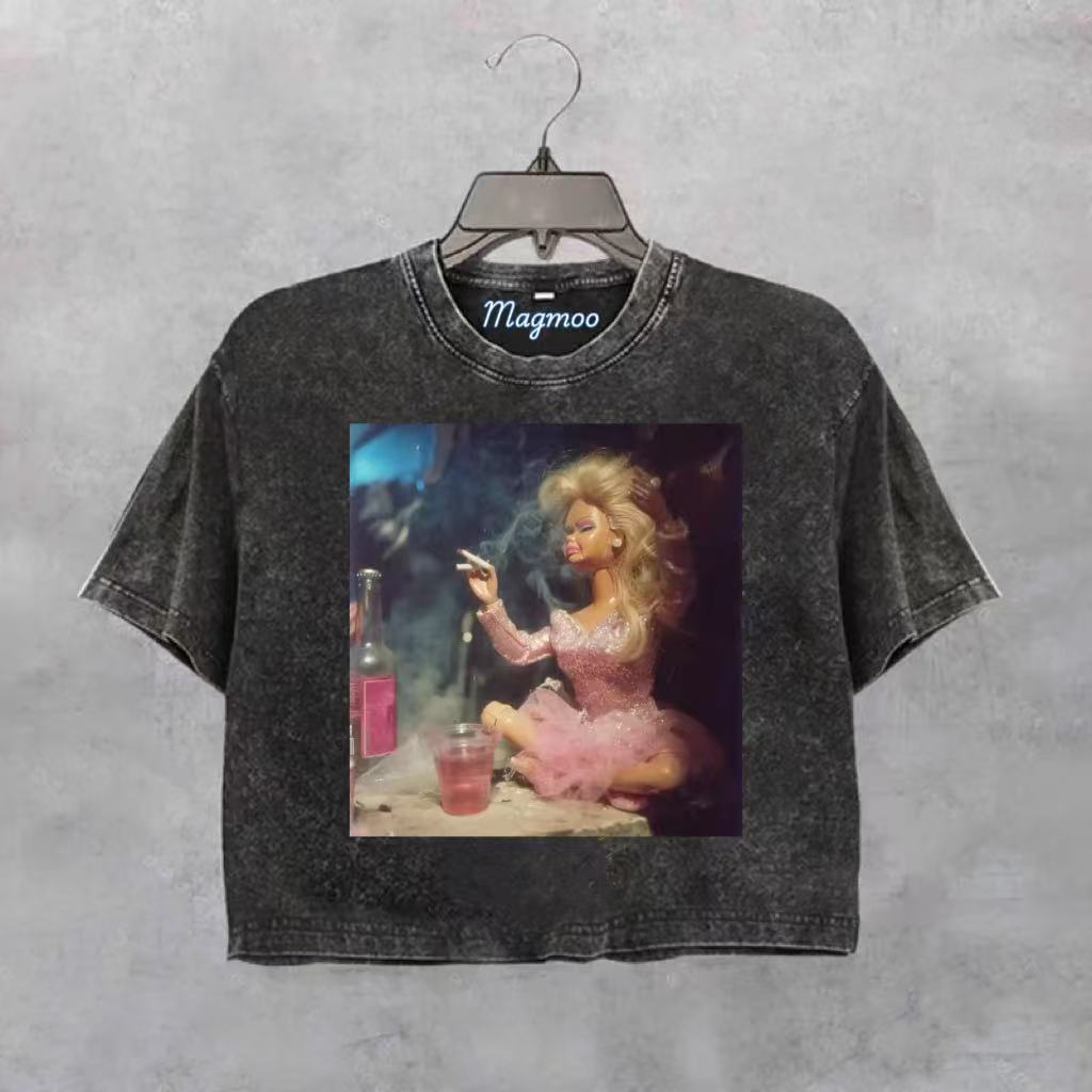 Funny Doll Face Girl Meme Shirt