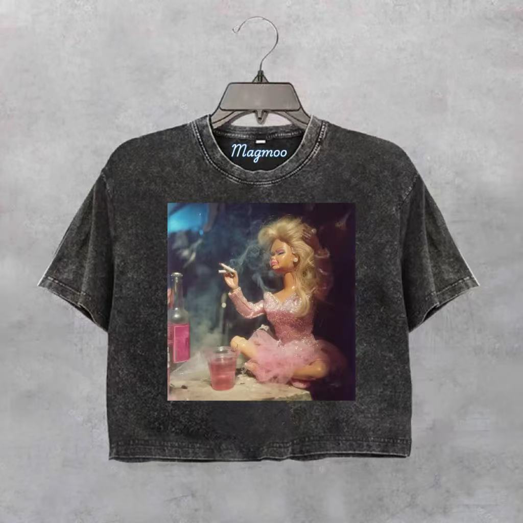 Funny Doll Face Girl Meme Shirt