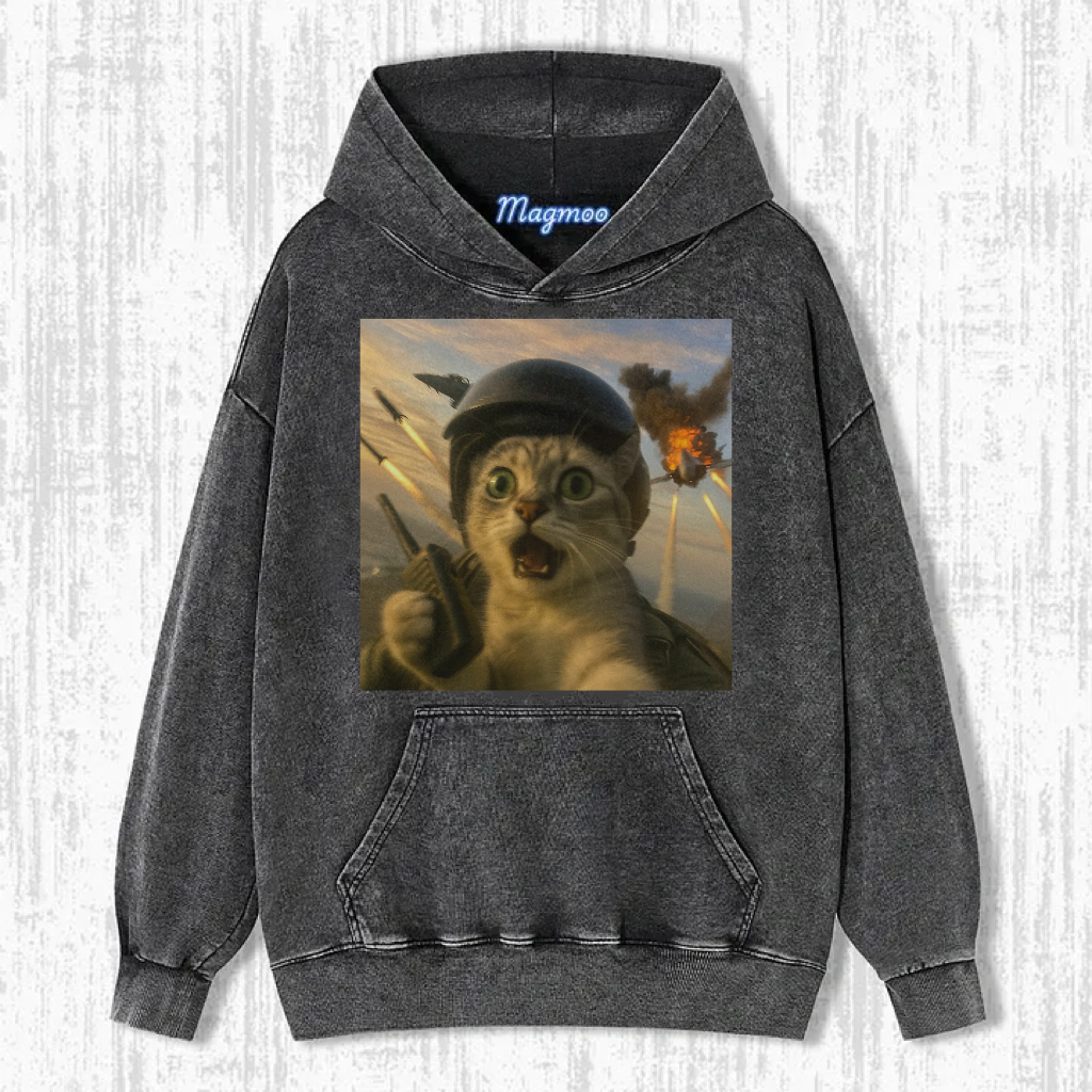 Vintage Pilot Cat T-shirt