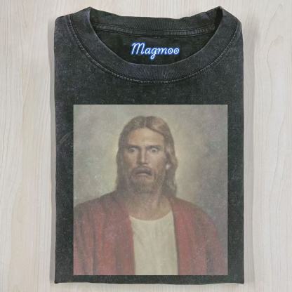 Retro Shocked Jesus T-shirt