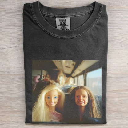 BARBIE GIRL ON THE BUS T-SHIRTS-Magmoo