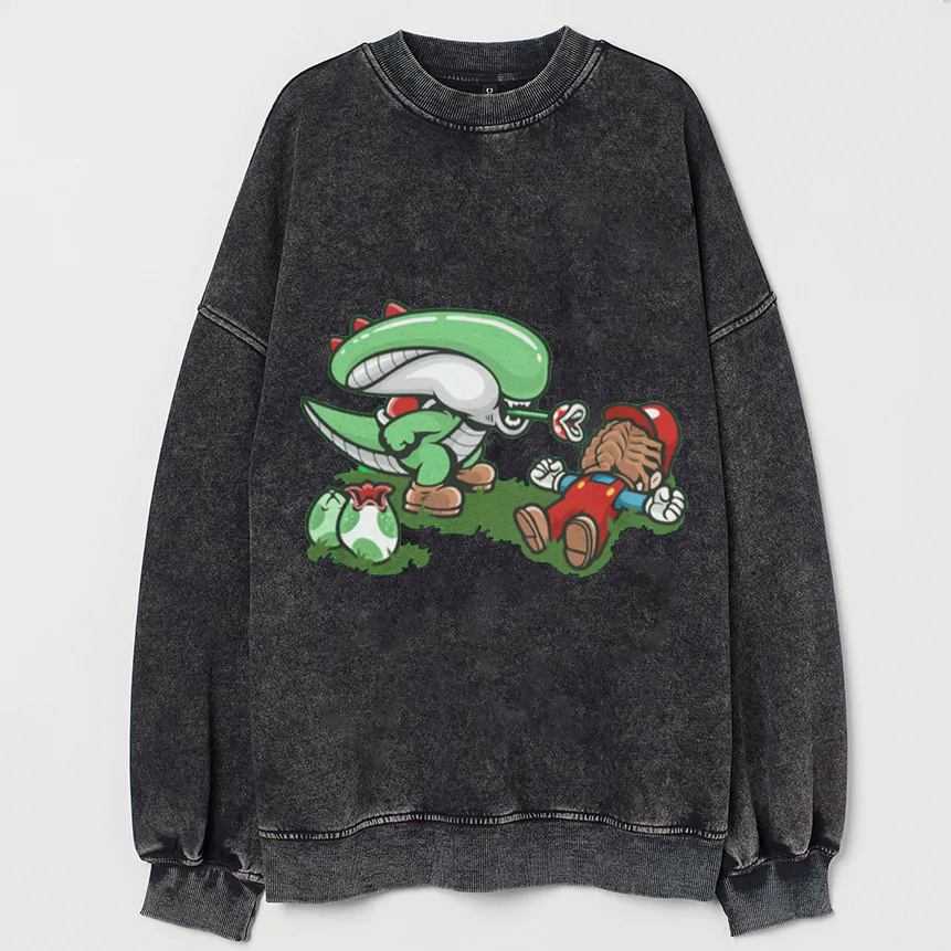 Vintage Funny Alien T-shirt