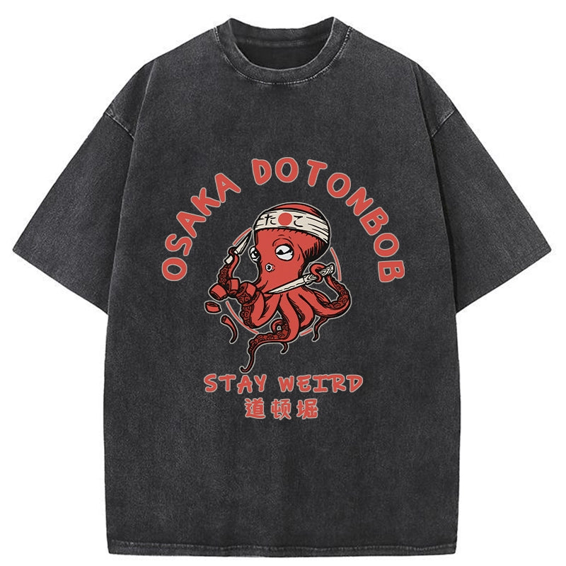 Magmoo Osaka Dotonbori Washed T-Shirt