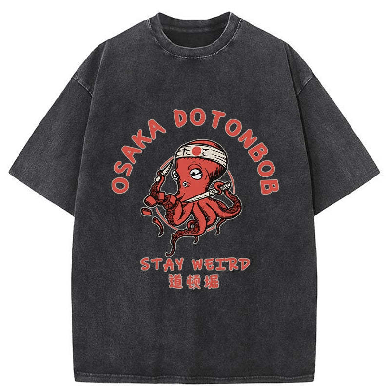 Magmoo Osaka Dotonbori Washed T-Shirt