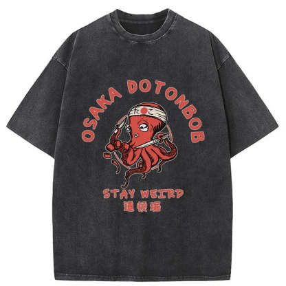 Magmoo Osaka Dotonbori Washed T-Shirt