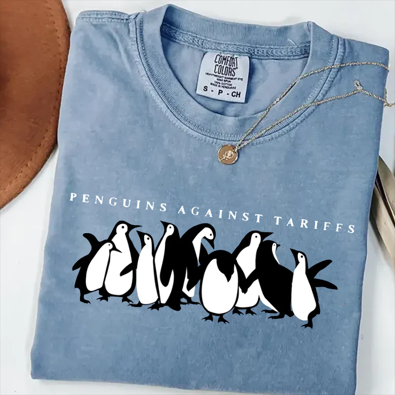 Penguins Resist T-shirt-Magmoo
