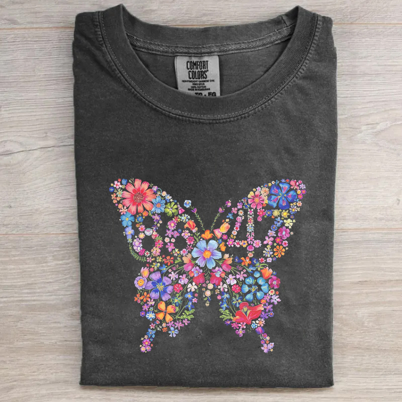 Resist 8647 Floral T-shirt-Magmoo