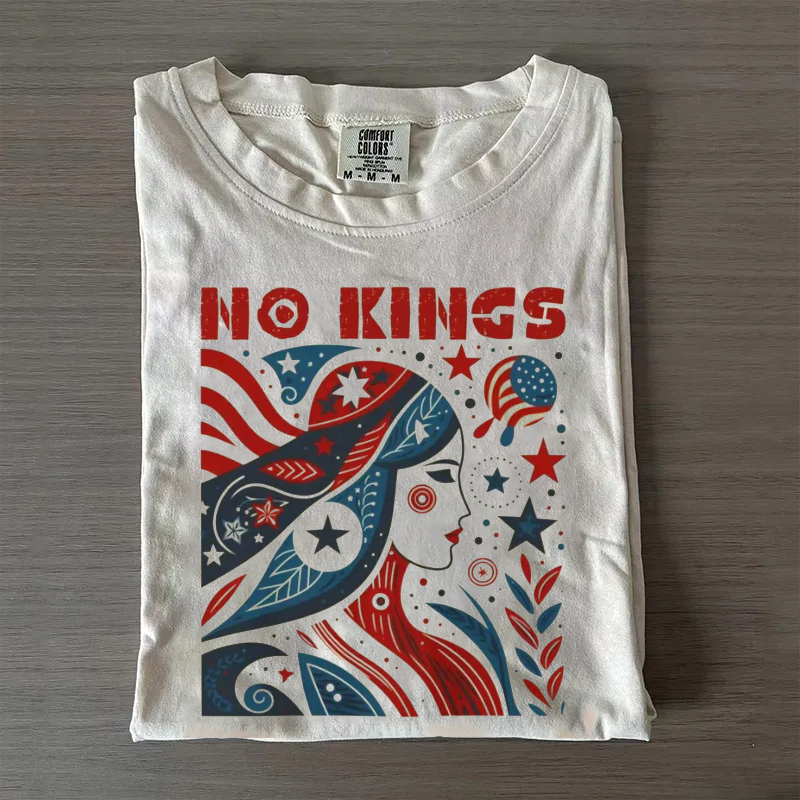 No Kings Protest T-shirt-Magmoo