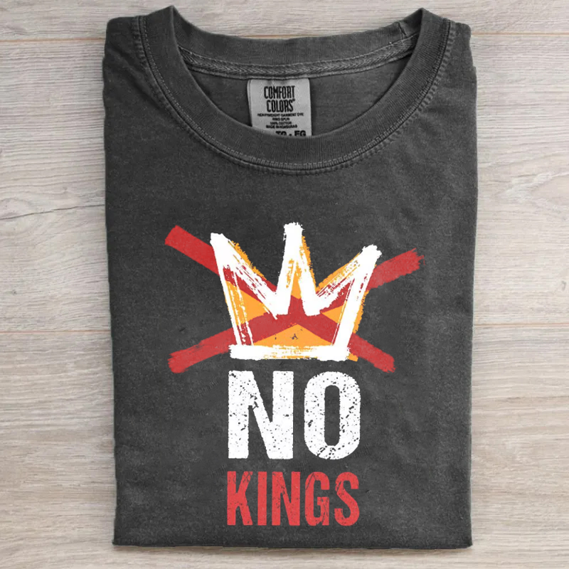 NO KINGS T-shirt-Magmoo