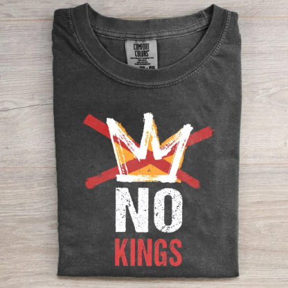 NO KINGS T-shirt-Magmoo
