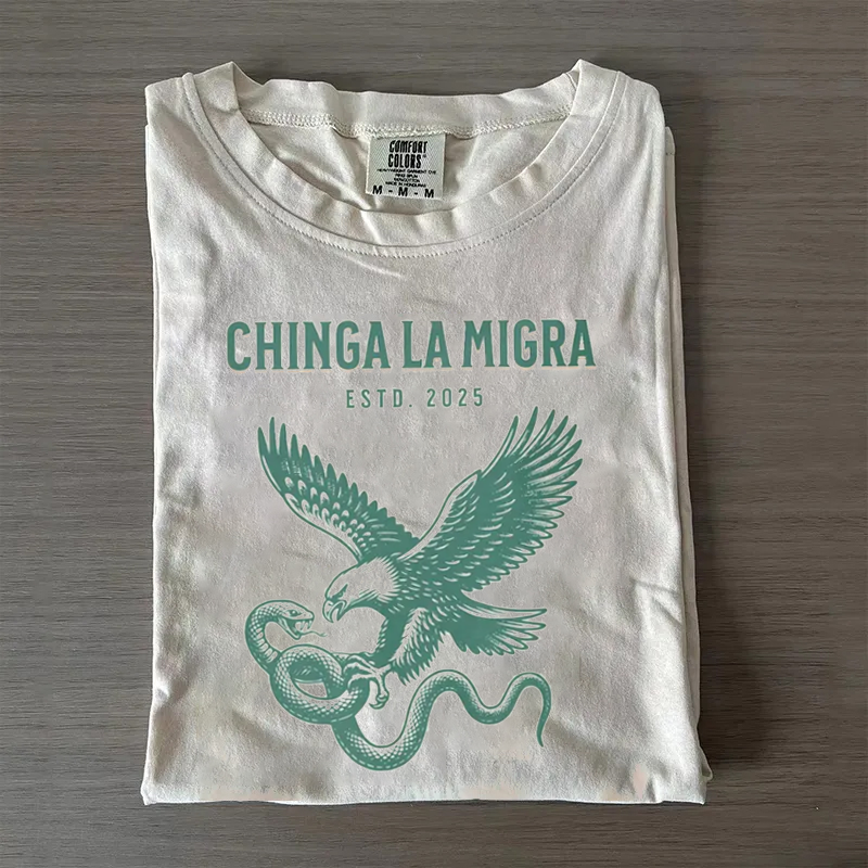 Chinga La Migra T-shirt-Magmoo