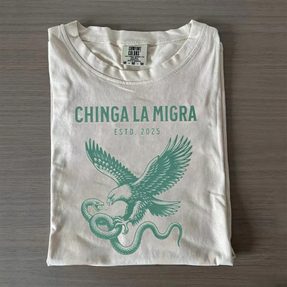 Chinga La Migra T-shirt-Magmoo