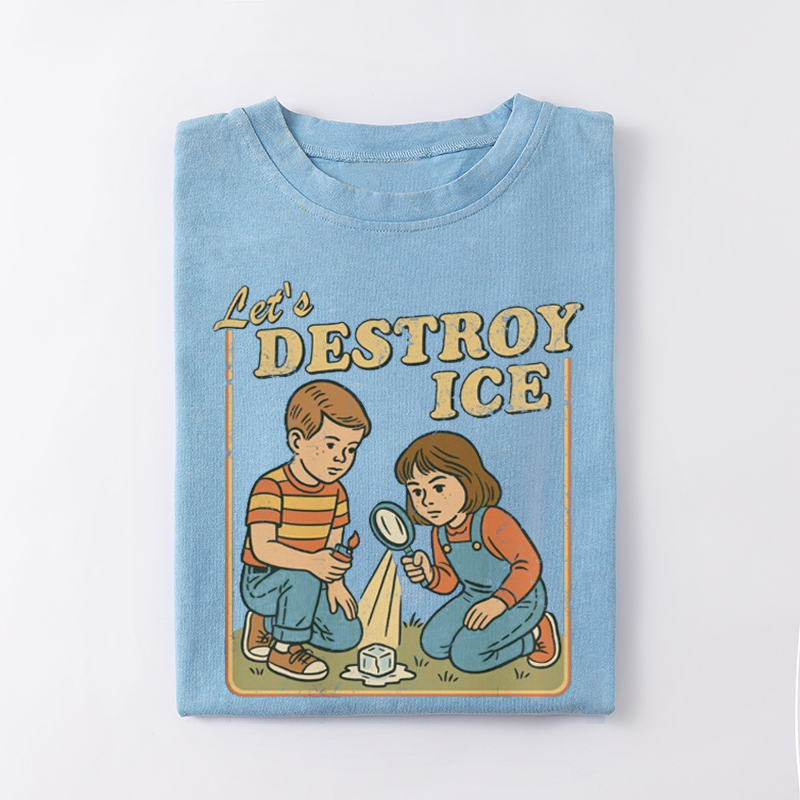 Let's Destroy Ice T-shirt-Magmoo