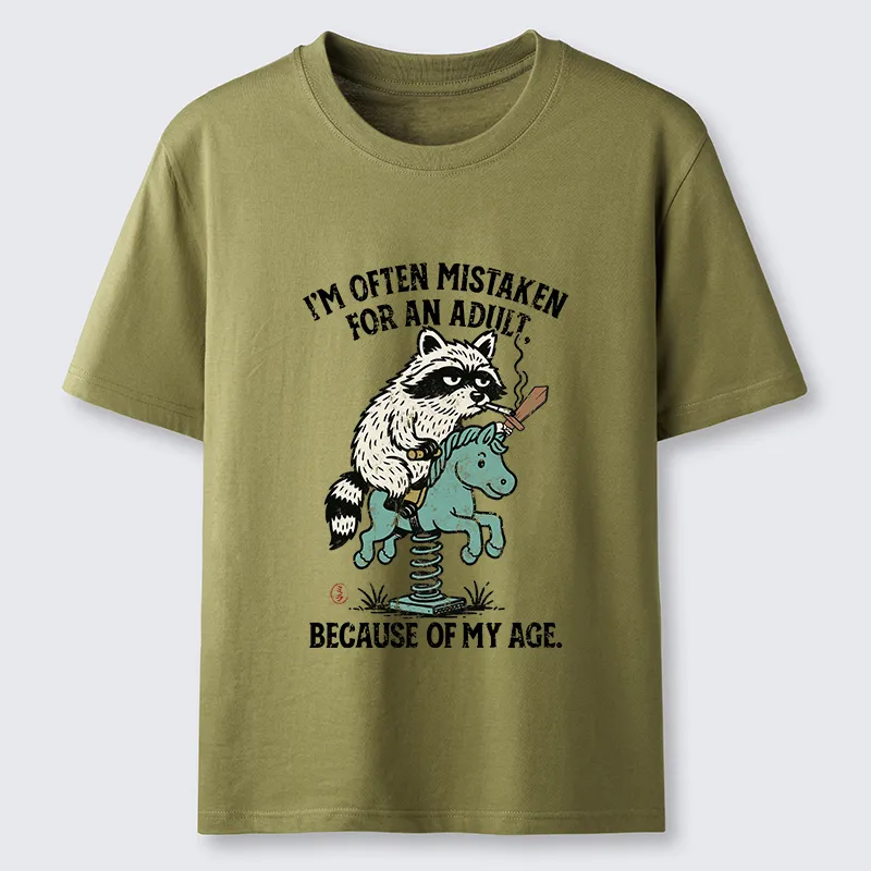 Magmoo funny Raccoon and Horse meme Classic T-Shirt
